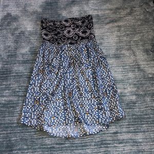 Strapless Mini Dress